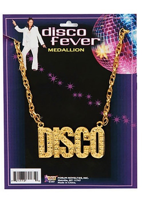 Gold Disco Necklace