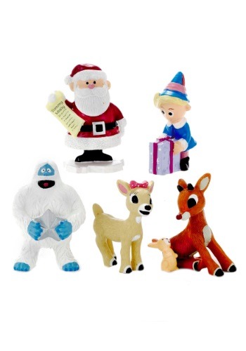Rudolph 5 Piece Figurine Set