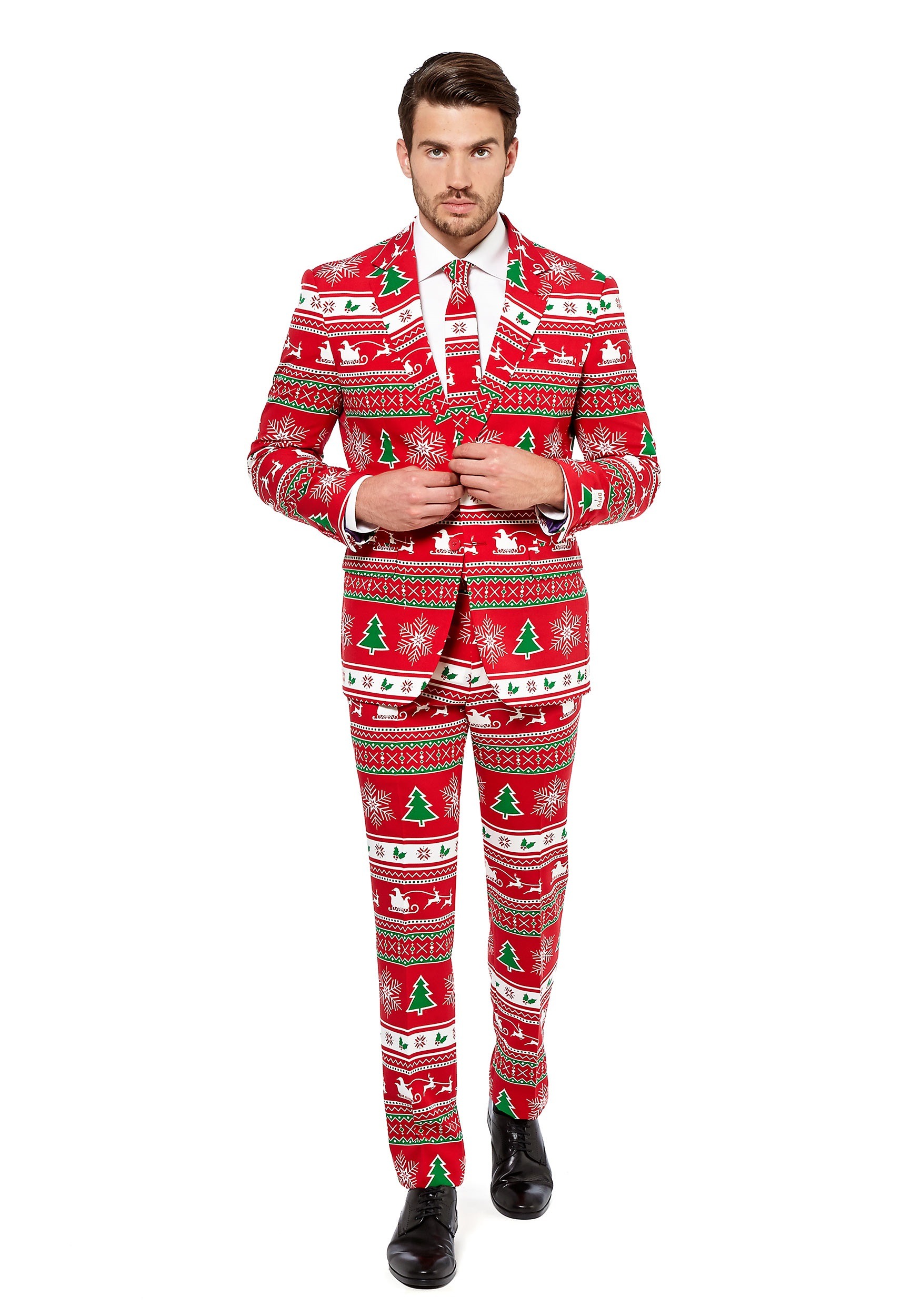 OppoSuits Winter Wonderland Suit for Men