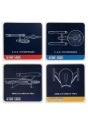 Star Trek 4 pc Ceramic Coaster Set