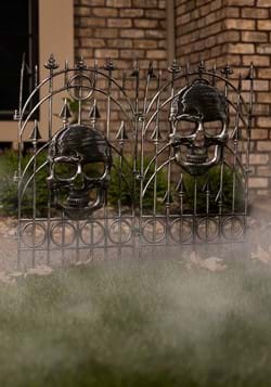 Spooky Skull Fence Halloween Decorations
