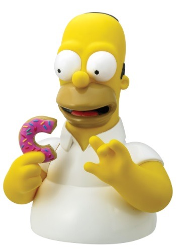 Simpsons Homer with Donut Bank
