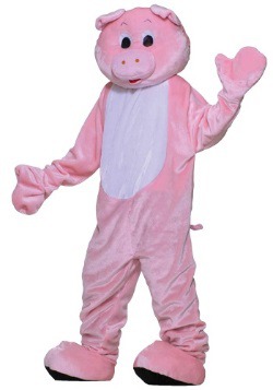 Pinky the Pig Mascot Costume