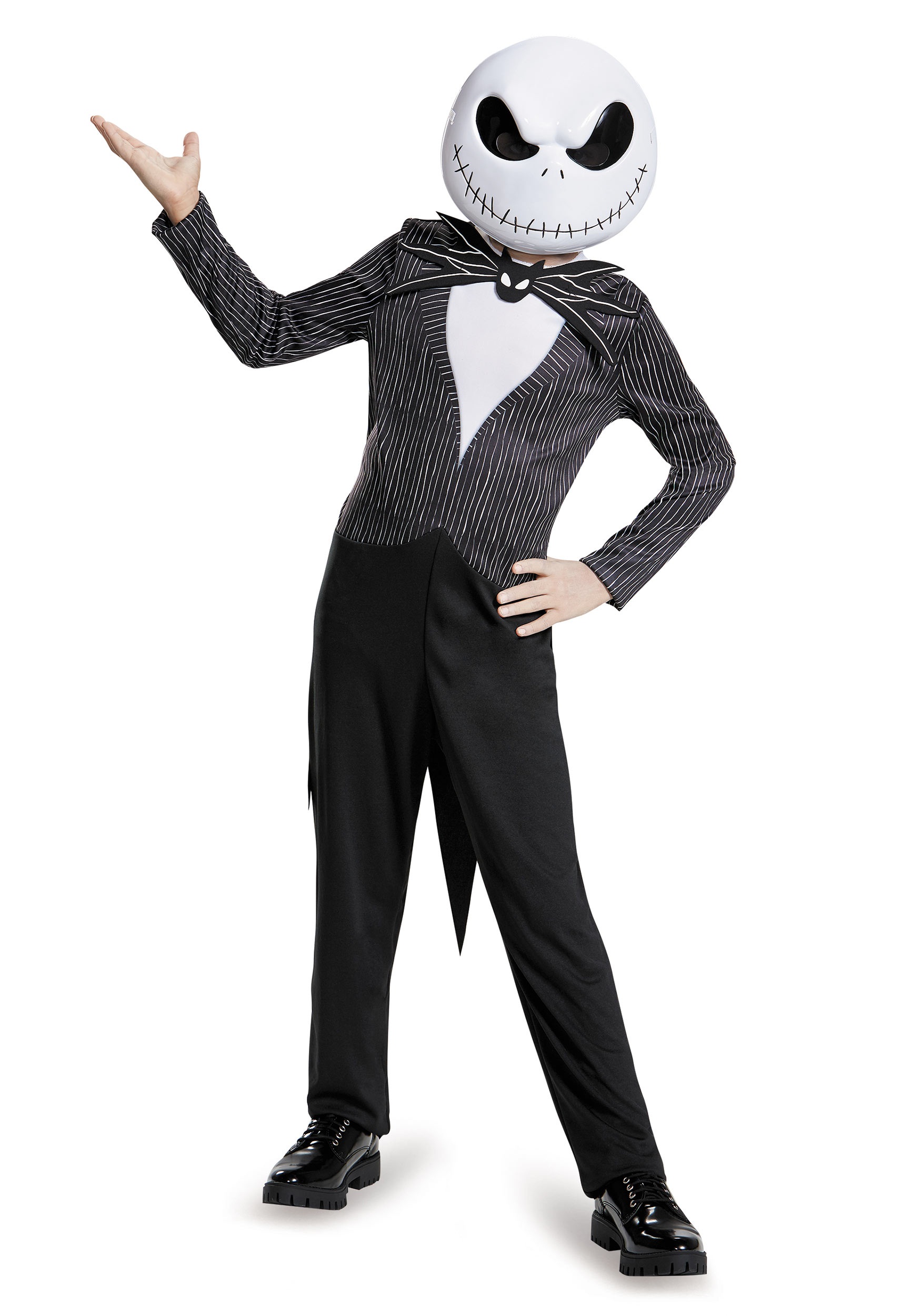 Photos - Fancy Dress JACK Disguise  Skellington Child Costume Black/White DI87942 