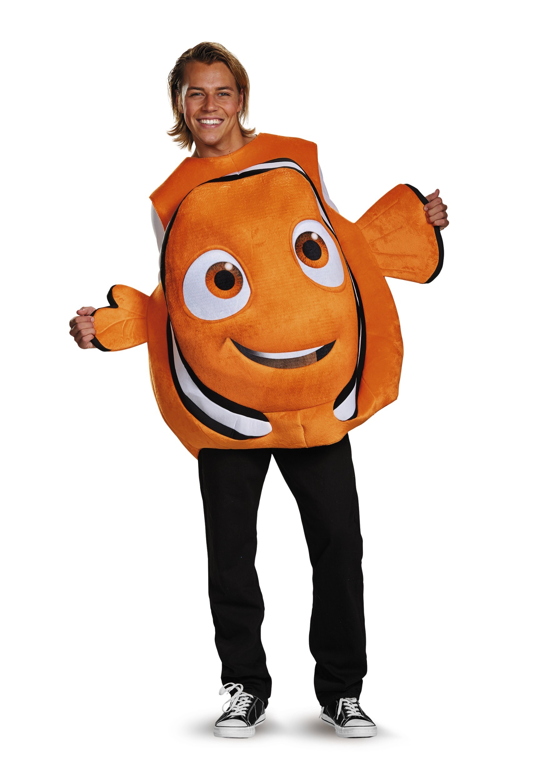 Photos - Fancy Dress Nemo Disguise  Adult Fish Costume Orange DI10083 