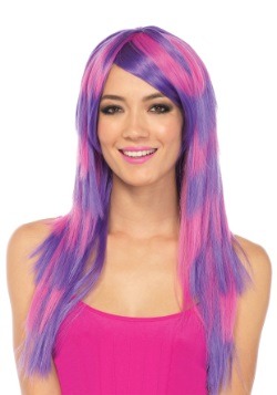 Striped Cheshire Cat Wig For Adults