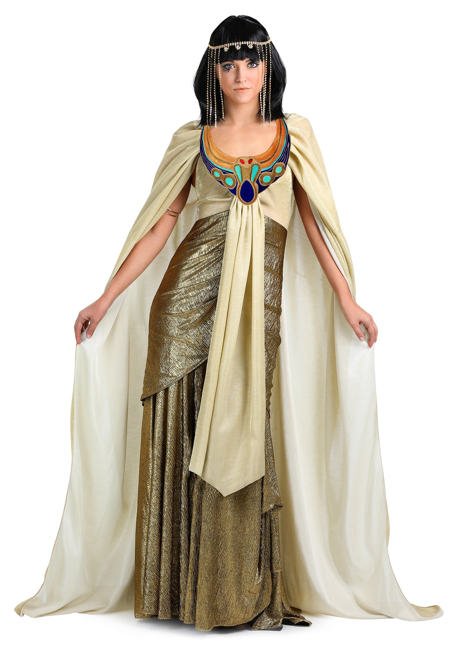 Womens Golden Cleopatra Costume