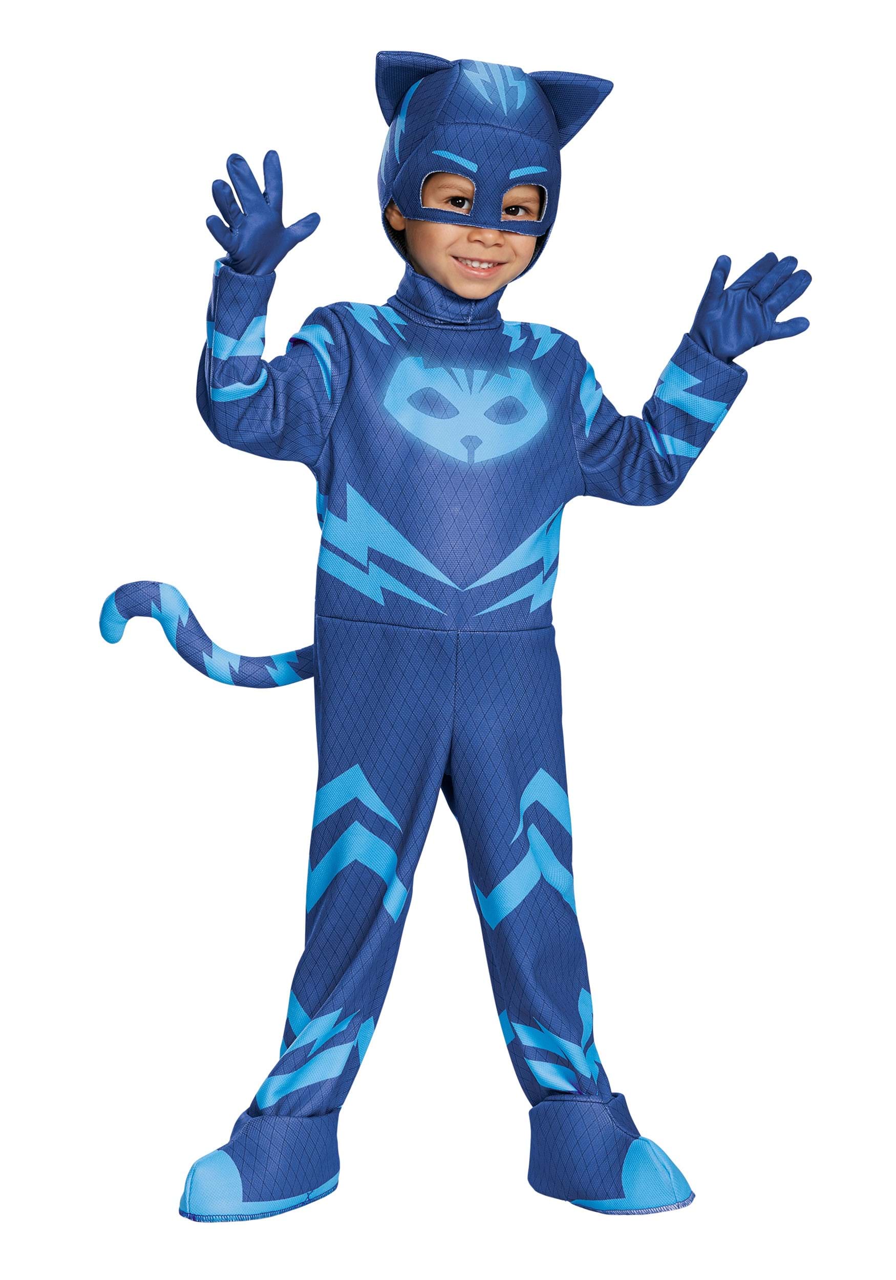 Photos - Fancy Dress Deluxe Disguise  PJ Masks Cat Kids Costume Blue DI17159 