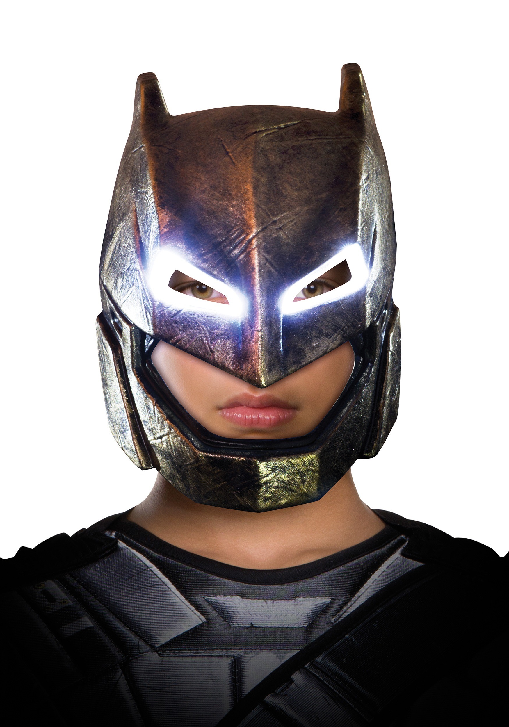 DC Dawn of Justice Light-Up Armored Batman Childs Mask