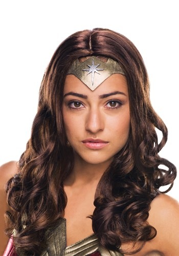 Adult Dc Dawn Of Justice Deluxe Wonder Woman Wig