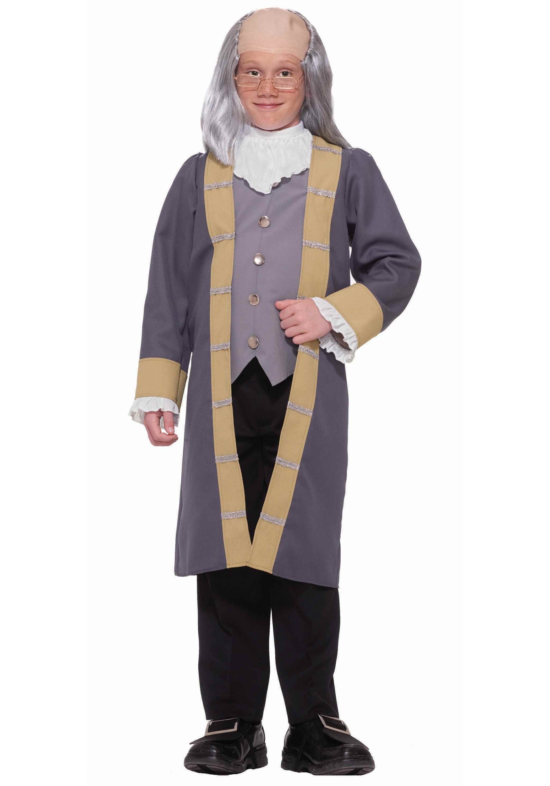 Photos - Fancy Dress Crosman Forum Novelties, Inc Kid's Benjamin Franklin Costume | Historical Figures 