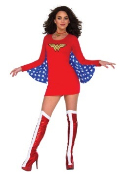 Womens DC Comics Wonder Woman Cape Dress