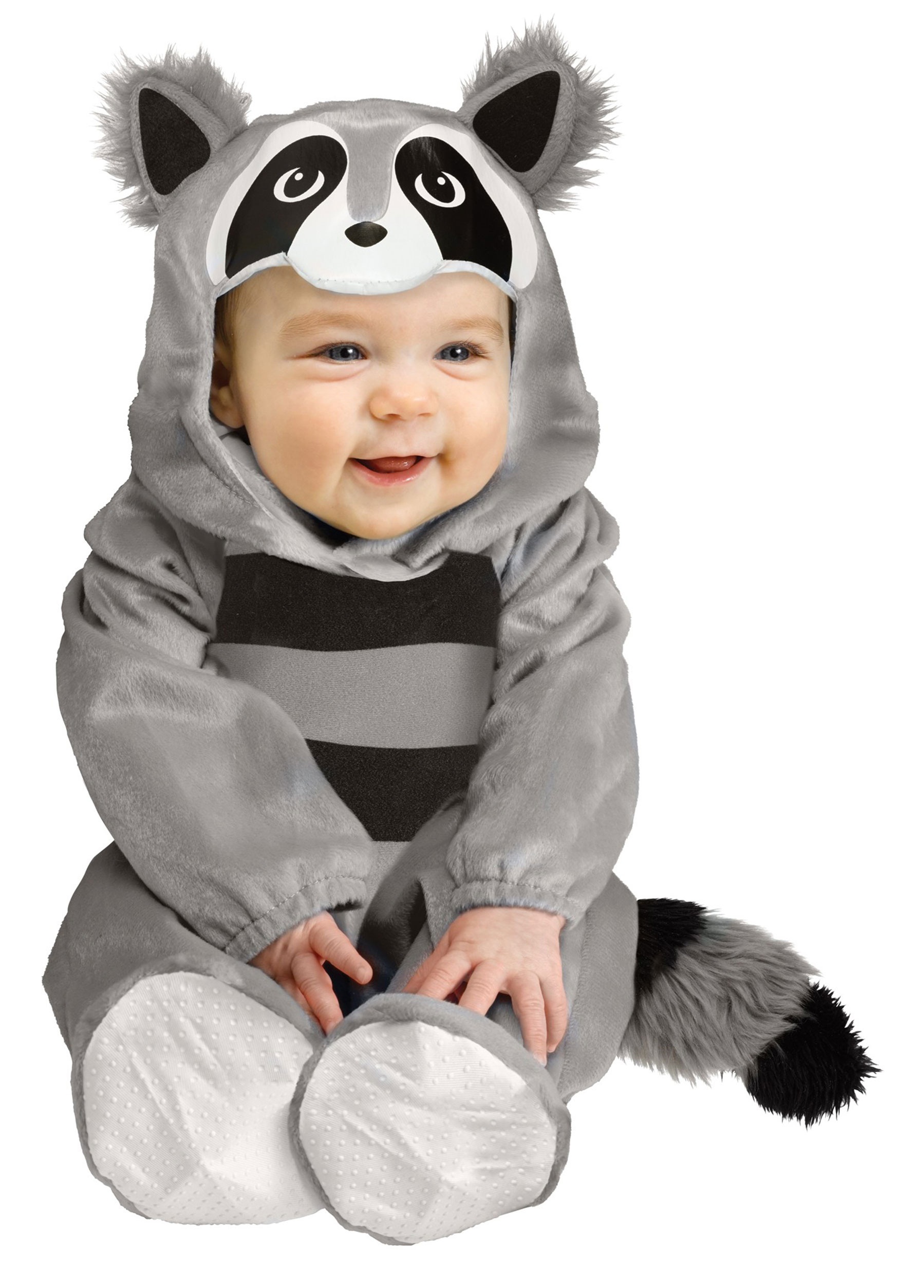 Infant Raccoon Costume | Warm Halloween Costumes for Babies