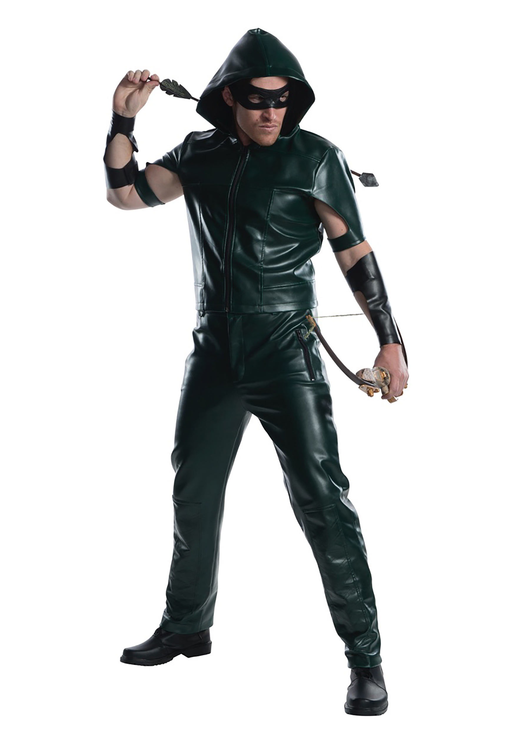 Photos - Fancy Dress Deluxe Charades  Arrow Adult Costume Green CH03202 