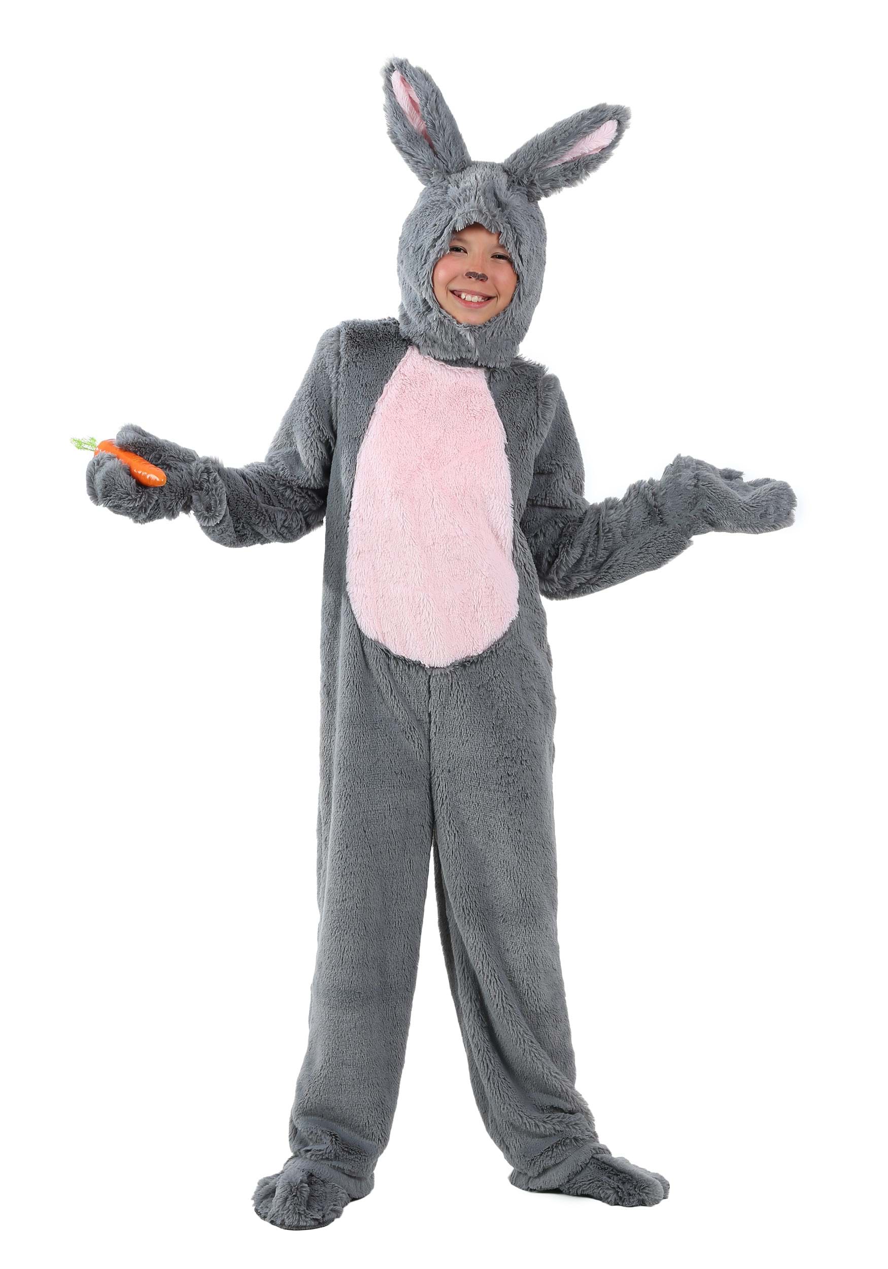 Grey Bunny Costume for Kids