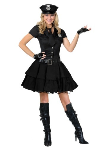 Women's Plus Size Playful Police Costume