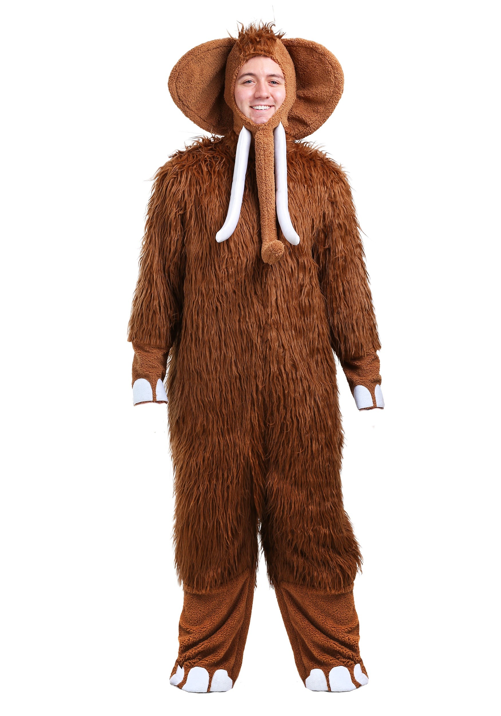 Photos - Fancy Dress FUN Costumes Woolly Mammoth Adult Costume Brown FUN2700AD