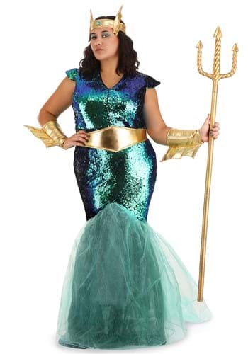 Womens Sea Siren Plus Size Costume