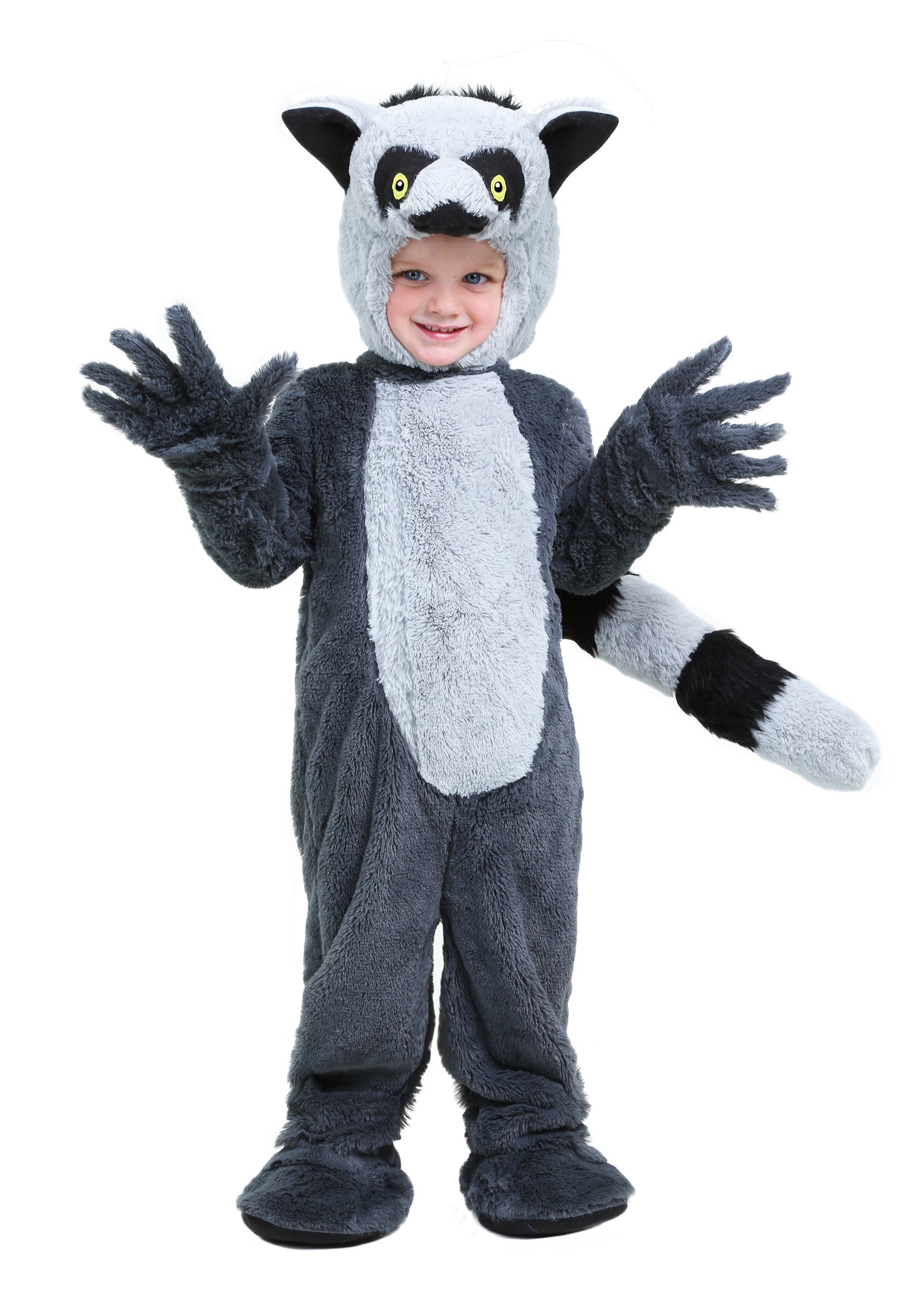 Photos - Fancy Dress FUN Costumes Lemur Toddler Costume Gray FUN2701TD