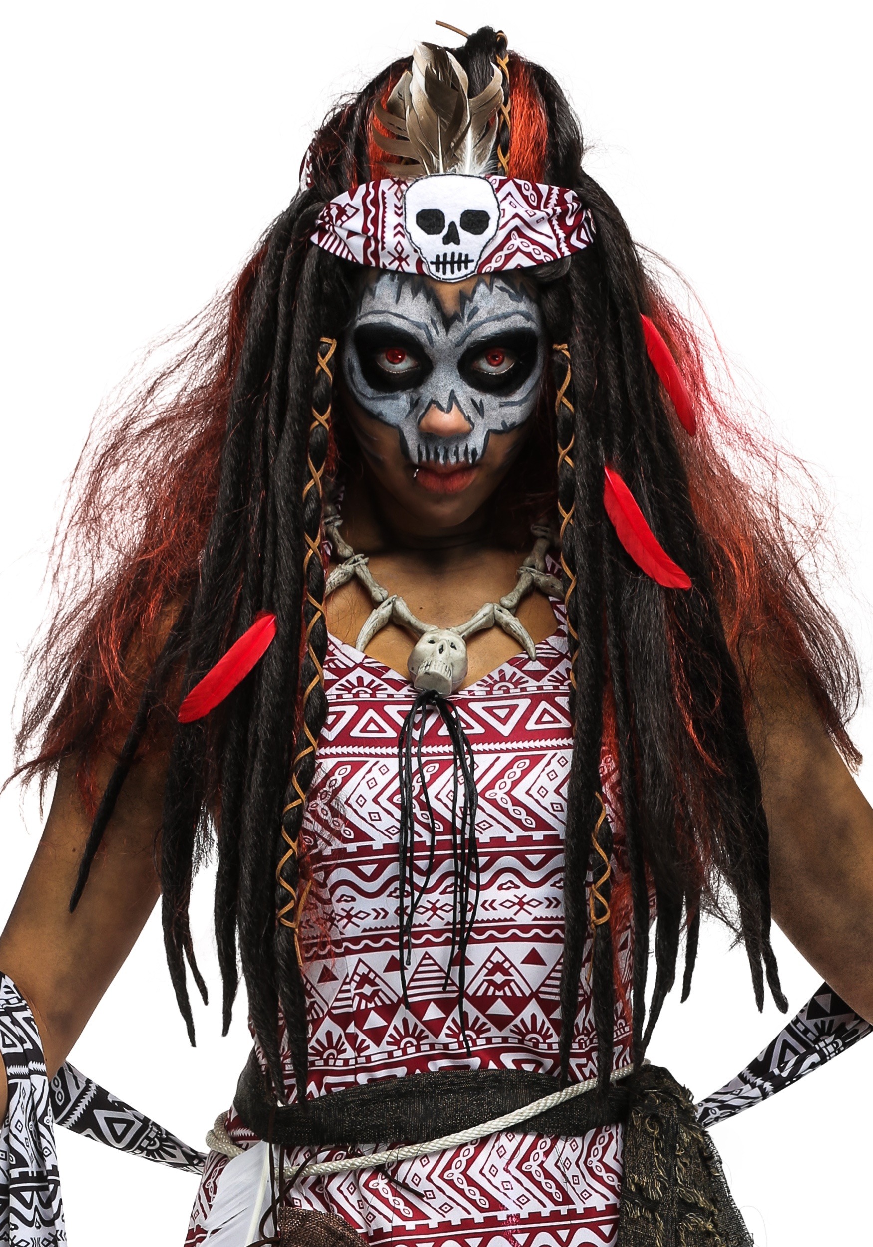 Womens Voodoo Witch Wig