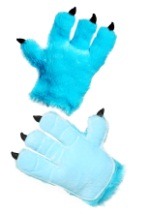 Adult Blue Monster Hands