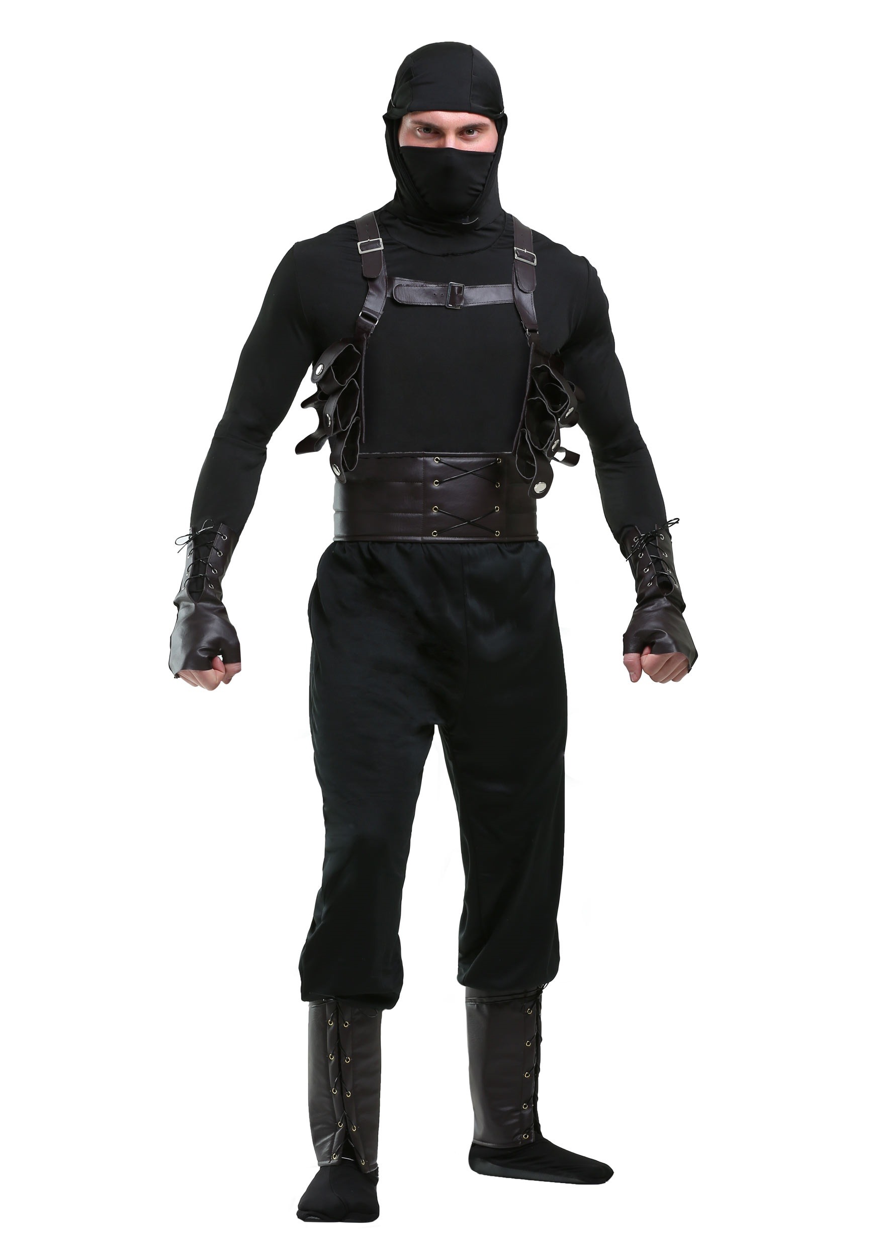 Photos - Fancy Dress Ninja FUN Costumes Men's  Assassin Costume Black FUN1417AD 