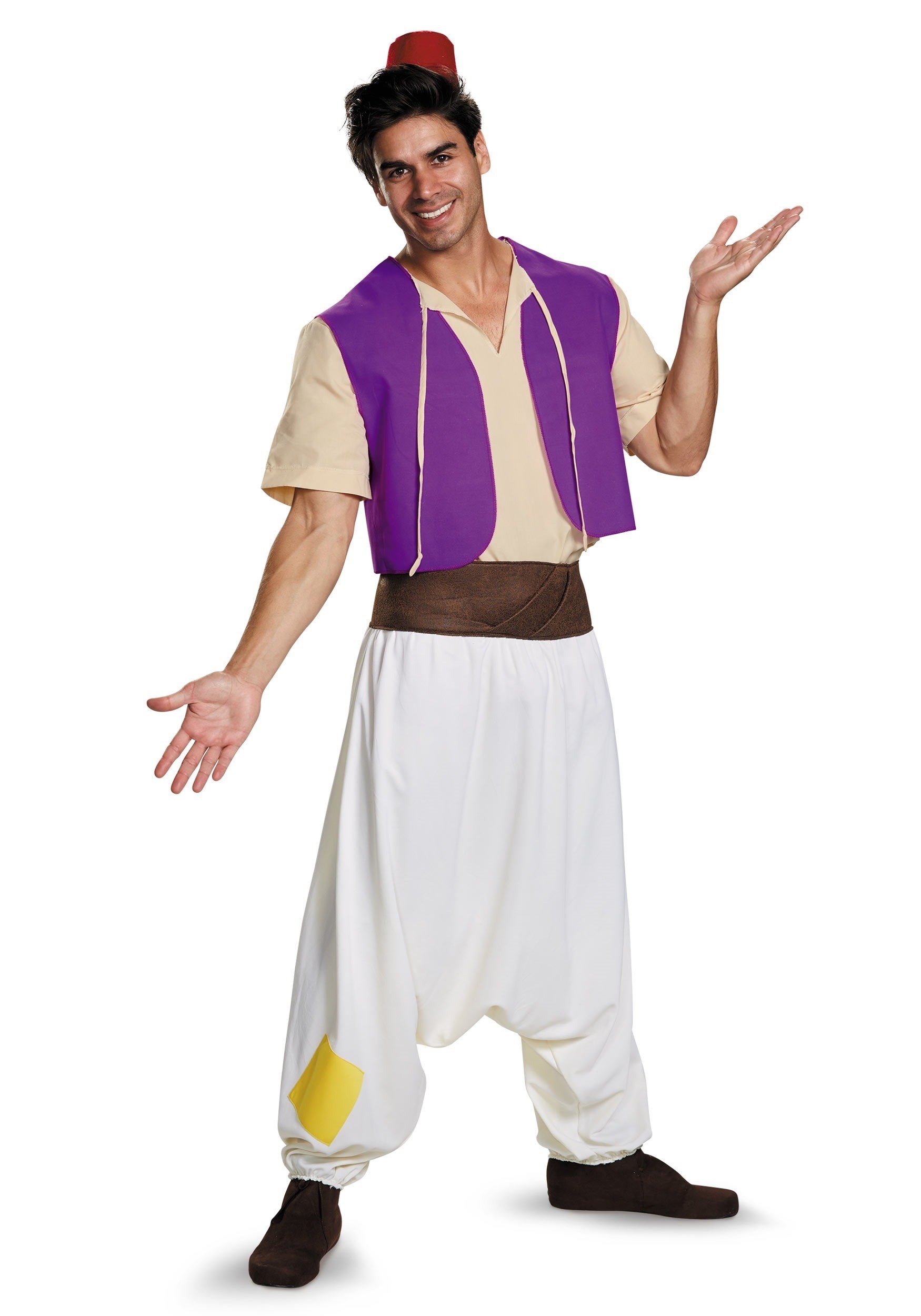 Photos - Fancy Dress Aladdin Disguise Men's Street Rat Costume from  Red/Brown/Purple DI 