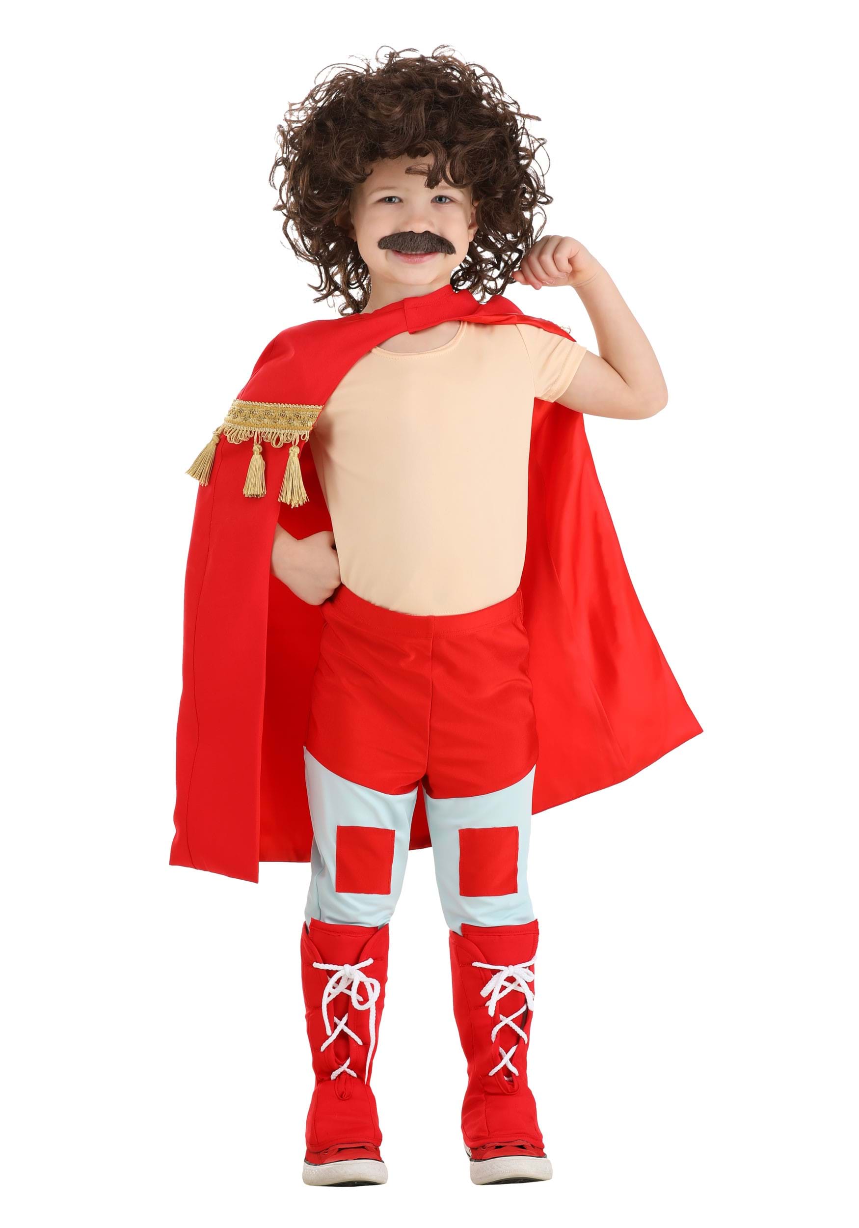 Photos - Fancy Dress FUN Costumes Nacho Libre Boys Costume for Toddlers Red/Skin Color FUN6