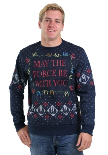 MEN'S STAR WARS XMAS FORCE UGLY CHRISTMAS SWEATER