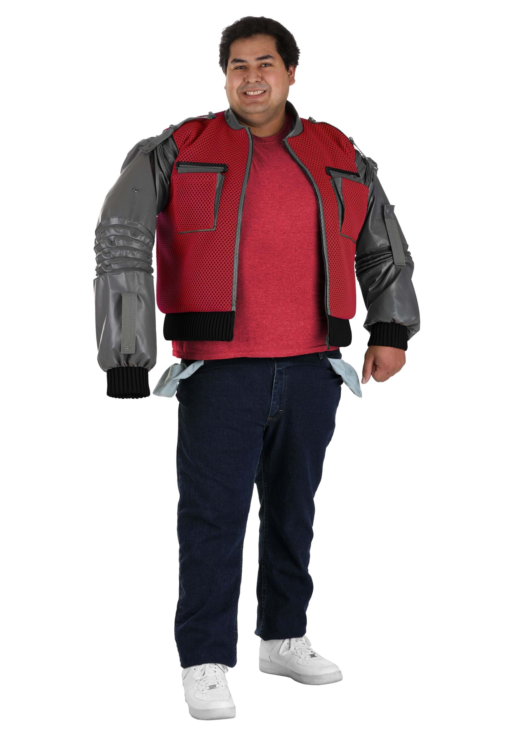 Plus Size Authentic Marty McFly Men's Jacket Costume From Back To The Future
