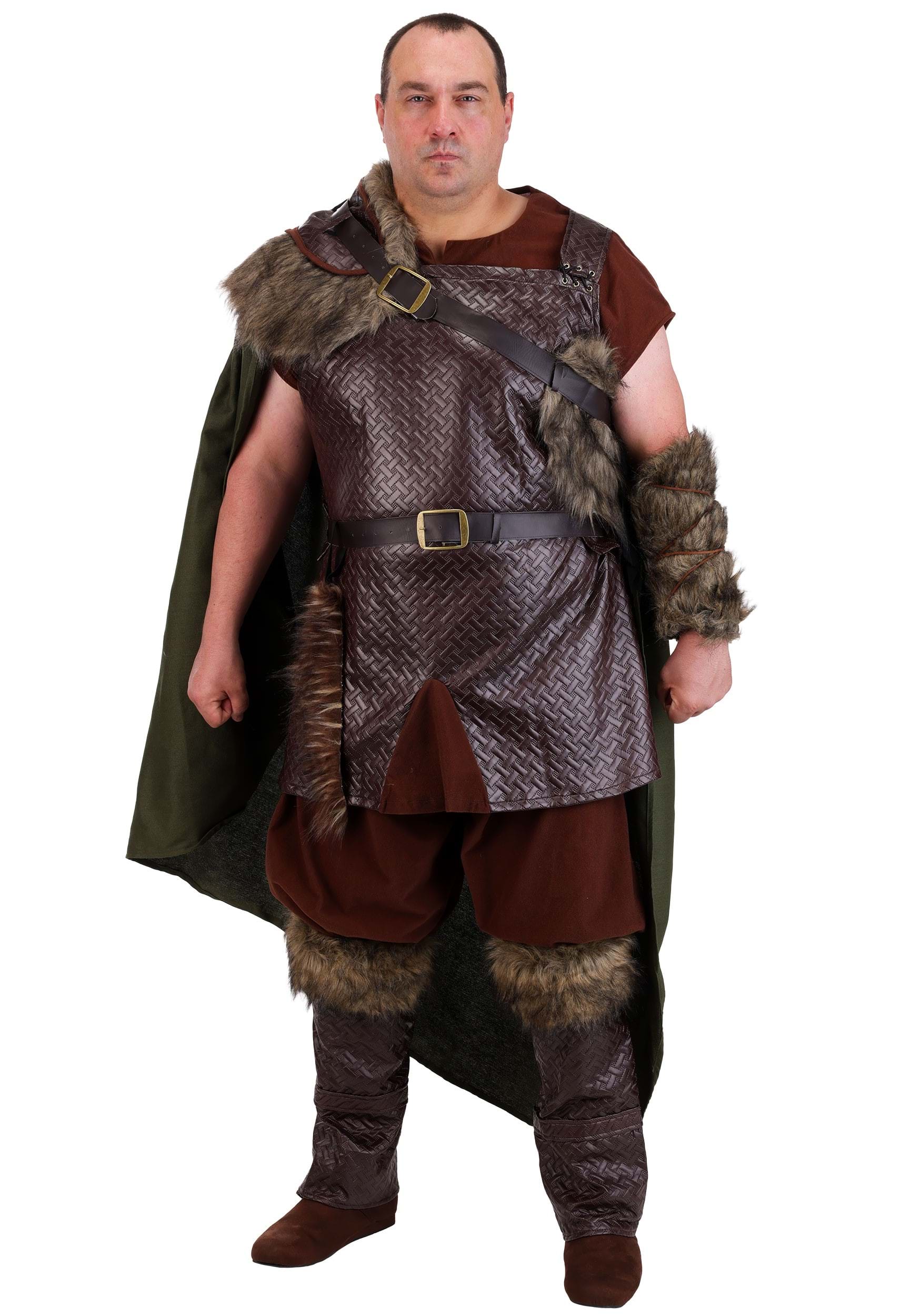 Nordic Viking Plus Size Costume for Men