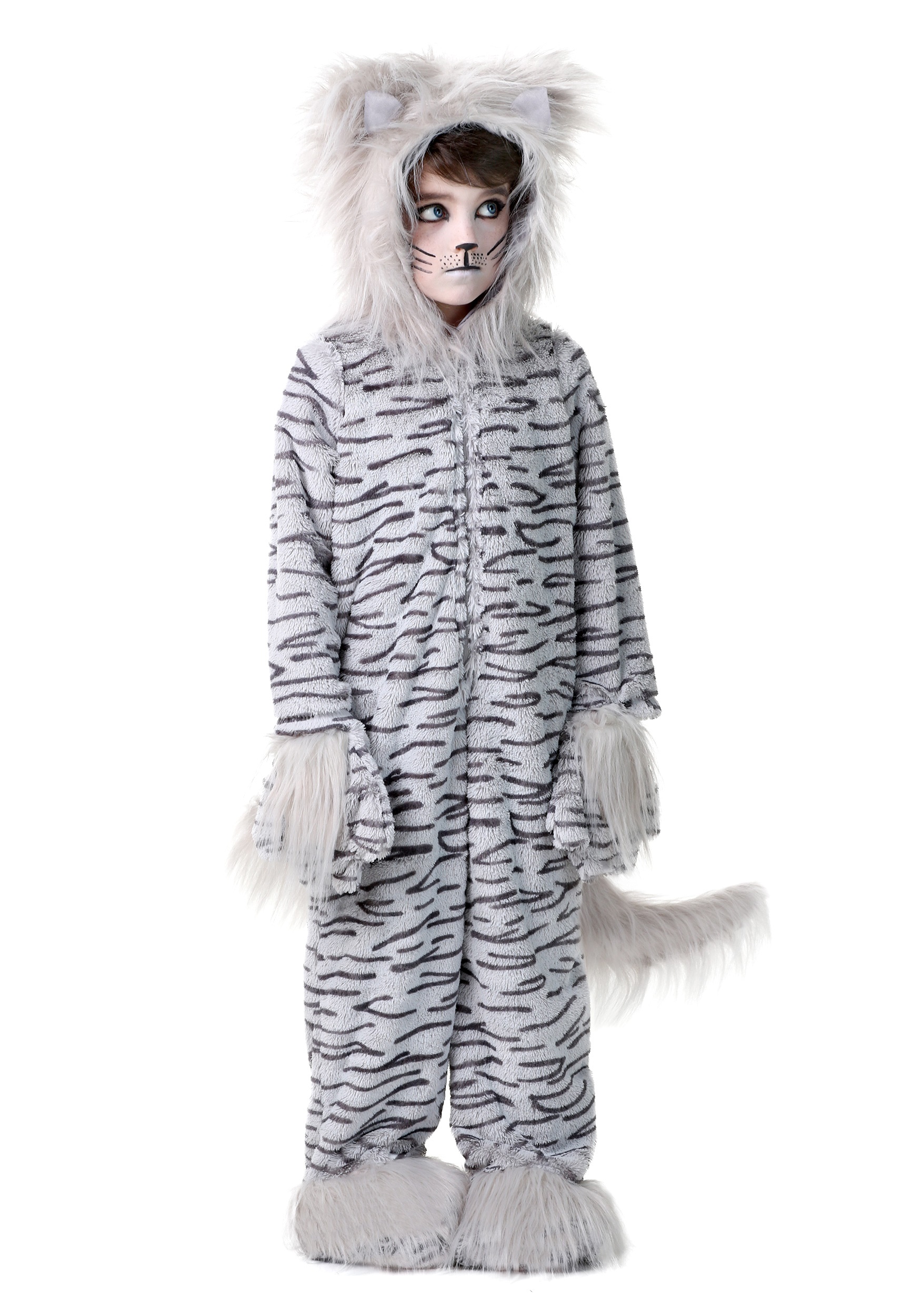 Deluxe Grey Cat Costume for Child