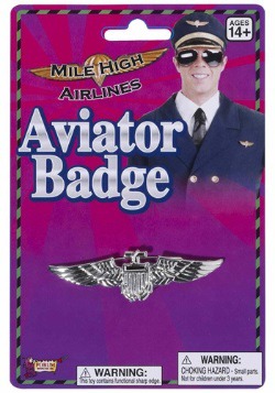 Pilot Wings Emblem Badge