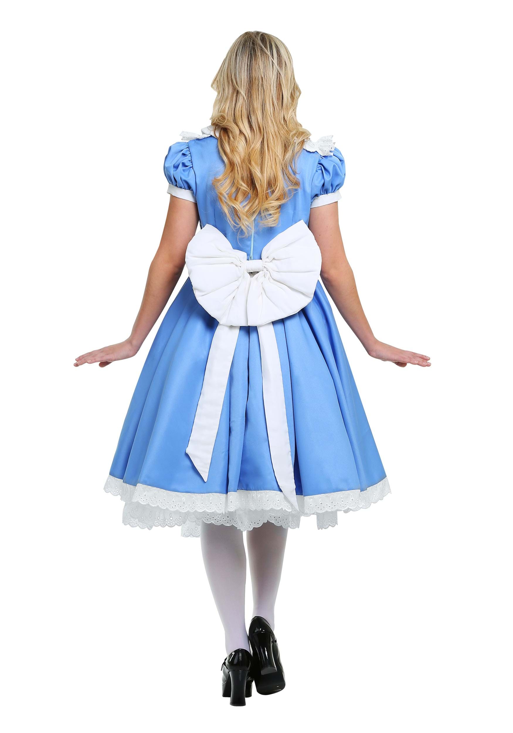 Cosplay Alice in the Wonderland Costume Dress Adult Disney Cosplay Alice  Cosplay Dress petticoat 