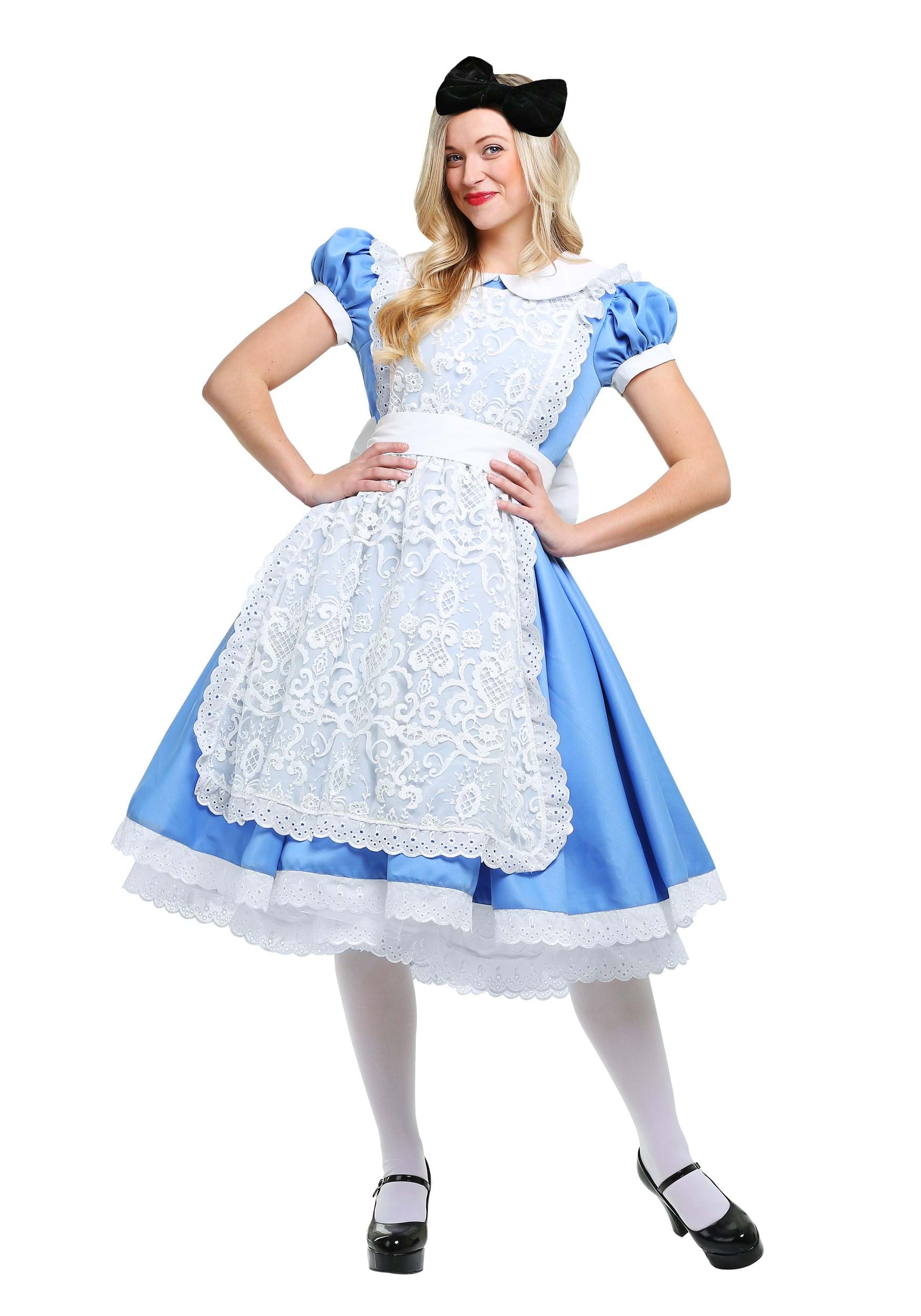 Photos - Fancy Dress Elite FUN Costumes  Alice in Wonderland Women's Costume Blue/White FUN6 