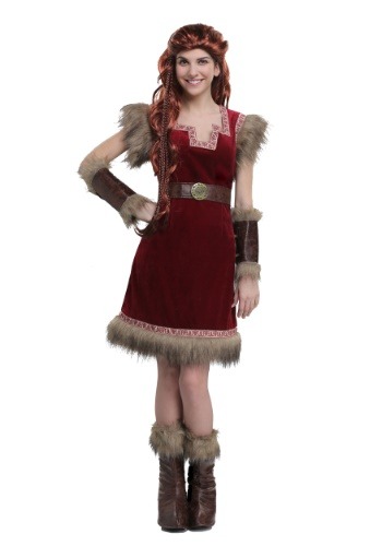 Womens Barbarian Viking Costume