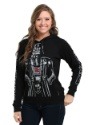 Star Wars Vader Front & Back Print Juniors Hoodie