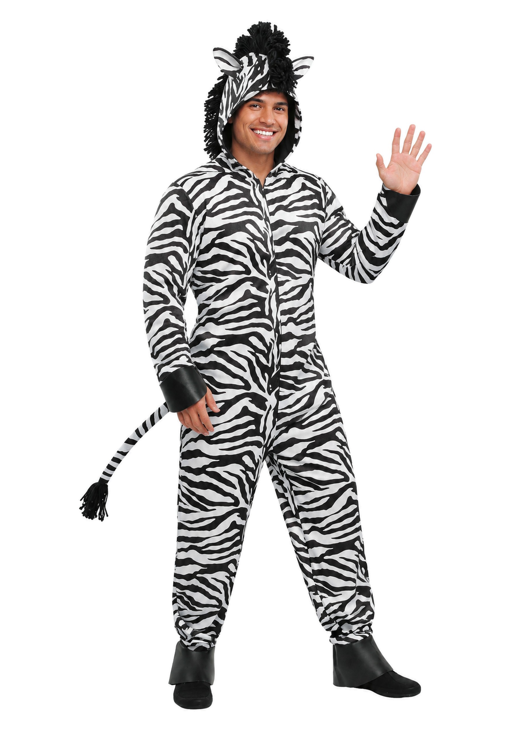 Wild Zebra Adult Costume