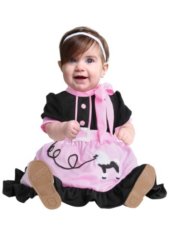 50's Poodle Skirt Infant Costume Alt 1