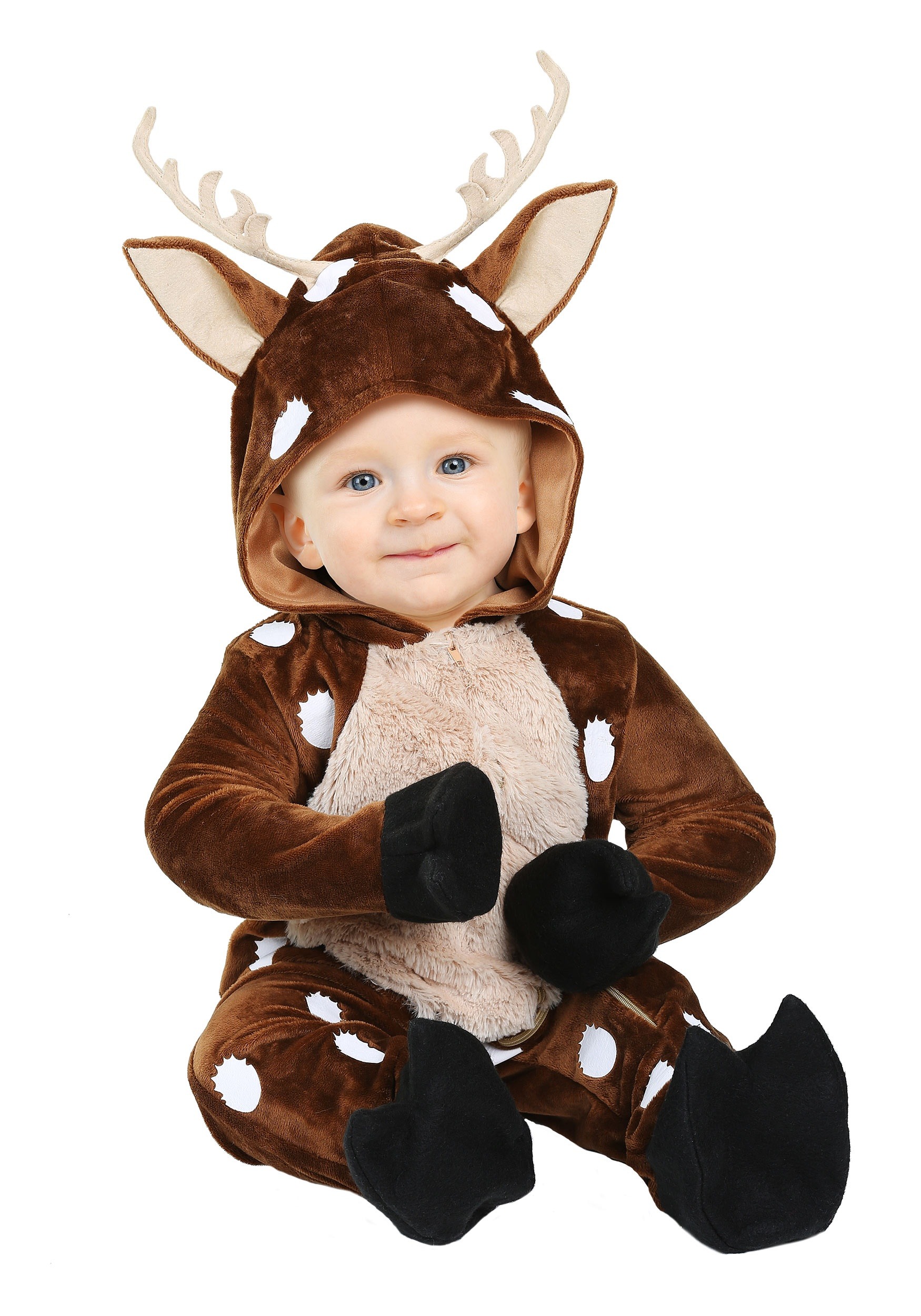 Photos - Fancy Dress FUN Costumes Baby Deer Costume | Infant Deer Costumes Brown/Yellow FUN