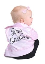 Grease Infant Pink Ladies Costume Alt 1