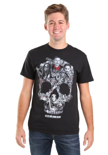 The Walking Dead Skull Montage T-Shirt