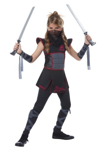 Black Ninja Costume for Girls