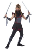 Black Ninja Girls Costume 4