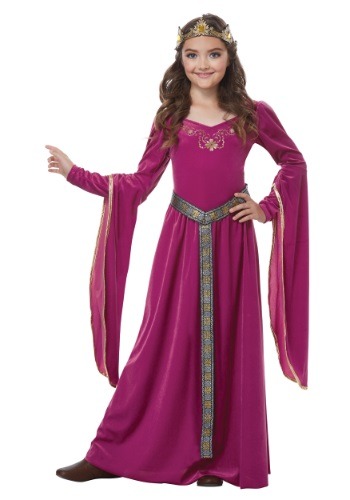 Girl's Medieval Princess Costume