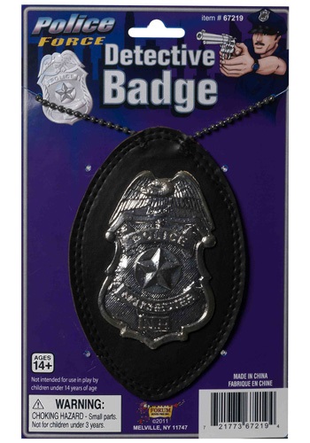 Police Detective Costume Badge