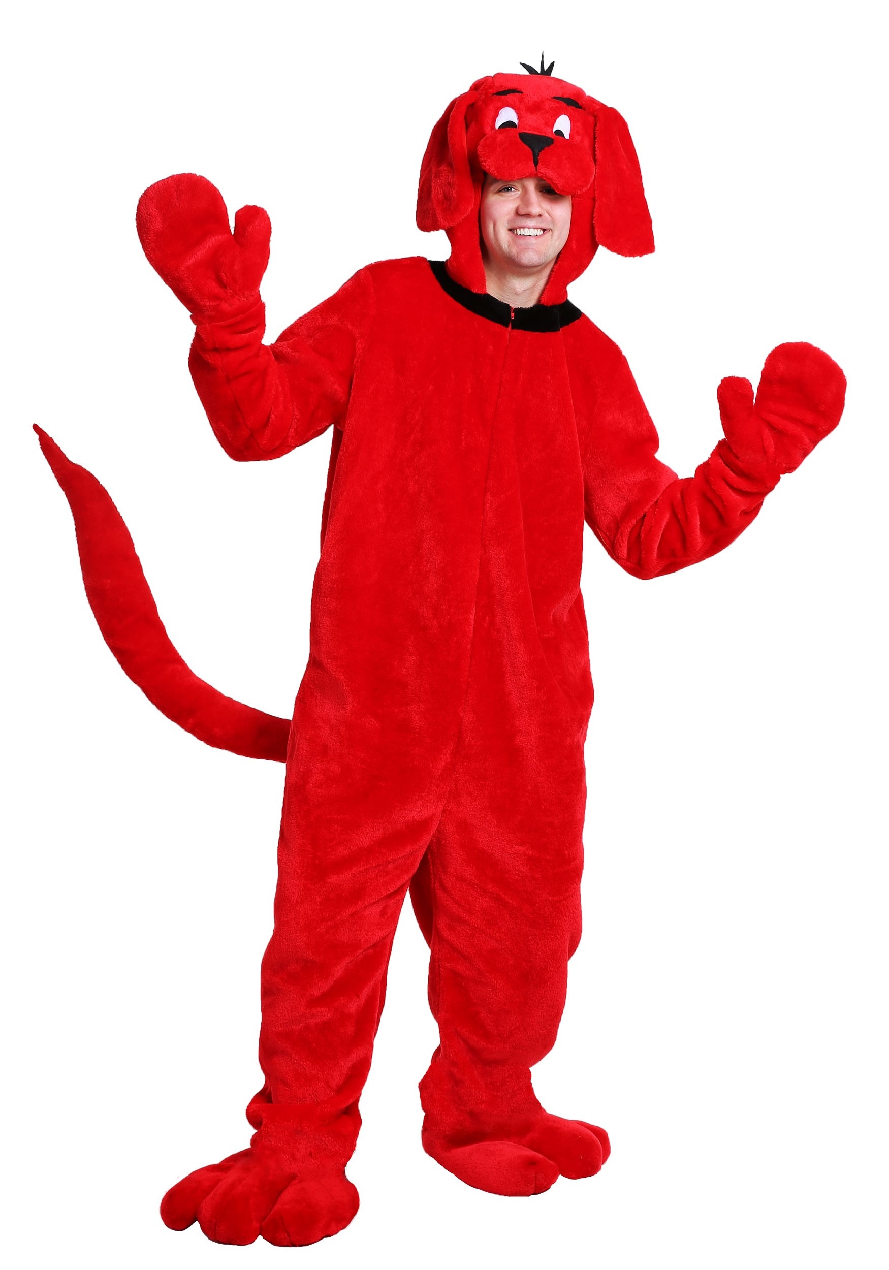 Photos - Fancy Dress Clifford FUN Costumes  the Big Red Dog Adult Costume | Made by Us Costumes 