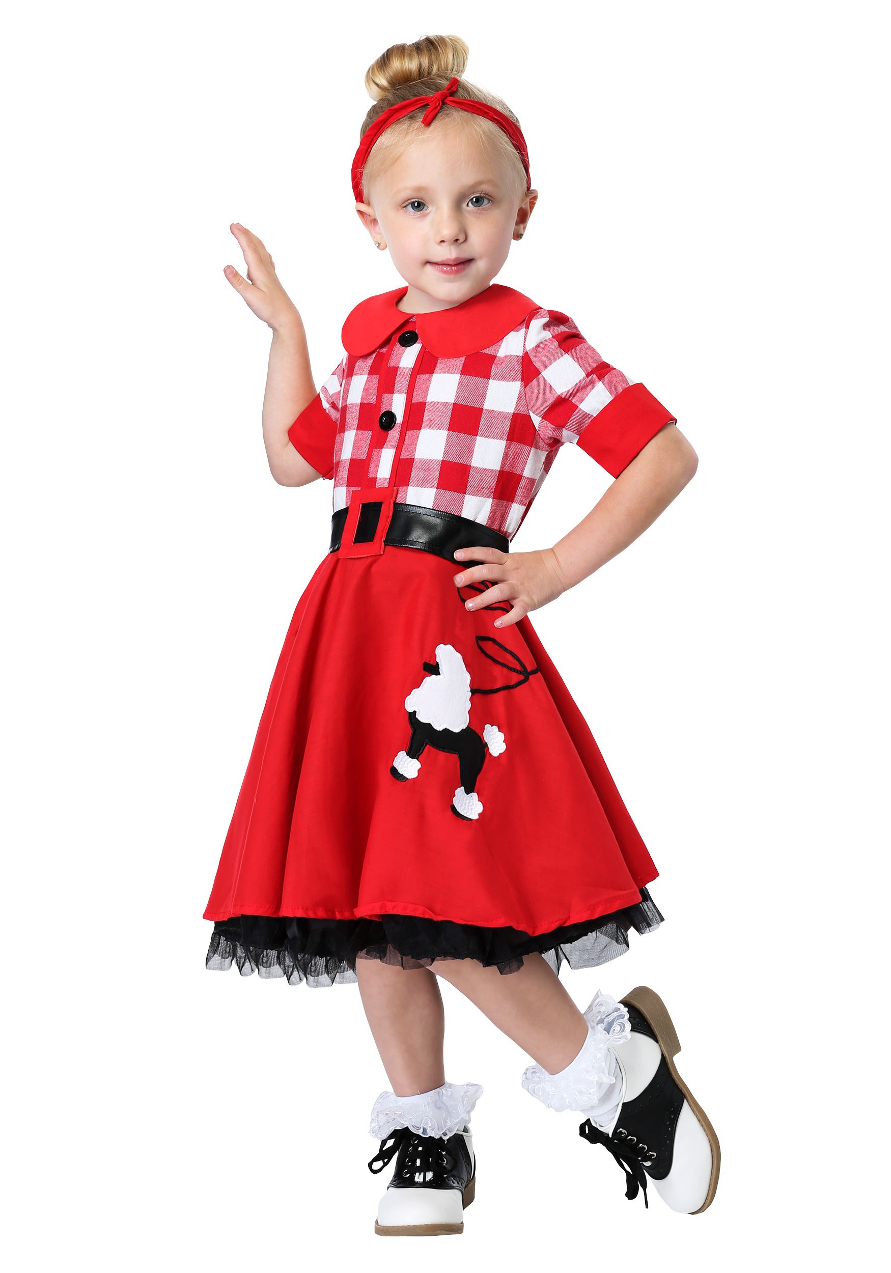 Girls Retro 50s Darling Toddler Costume | Decade Costumes