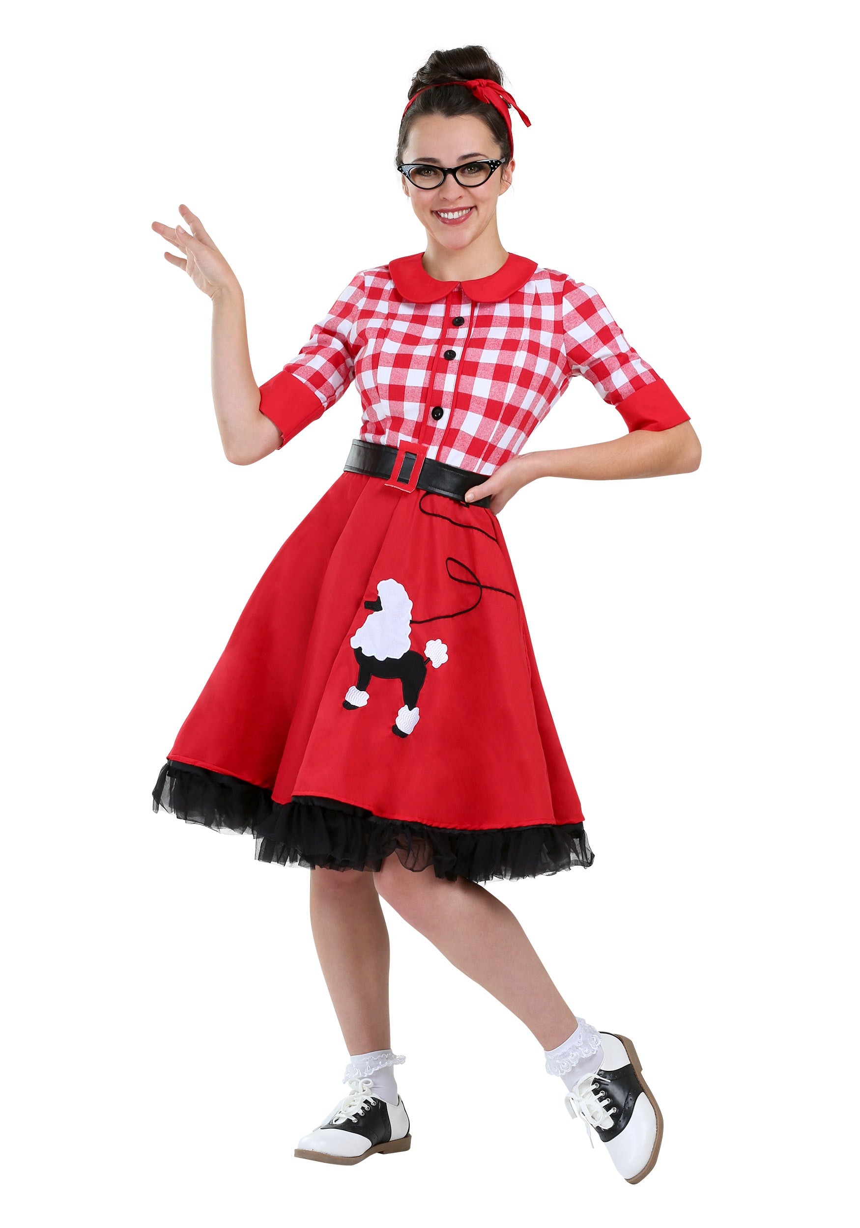 Plus Size Women's 50s Sock Hop Darling Costume