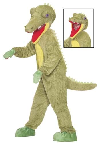 Plush Alligator Mascot Costume